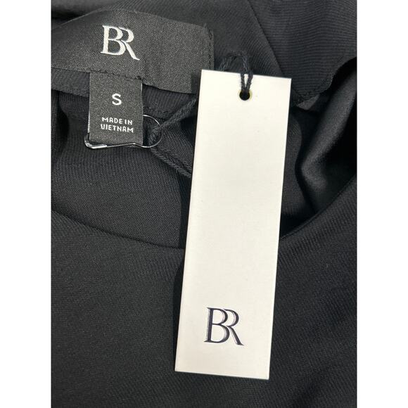 Banana Republic Aurelia Crepe & Satin Maxi Dress in black NWT Women’s Size S - Picture 6 of 6